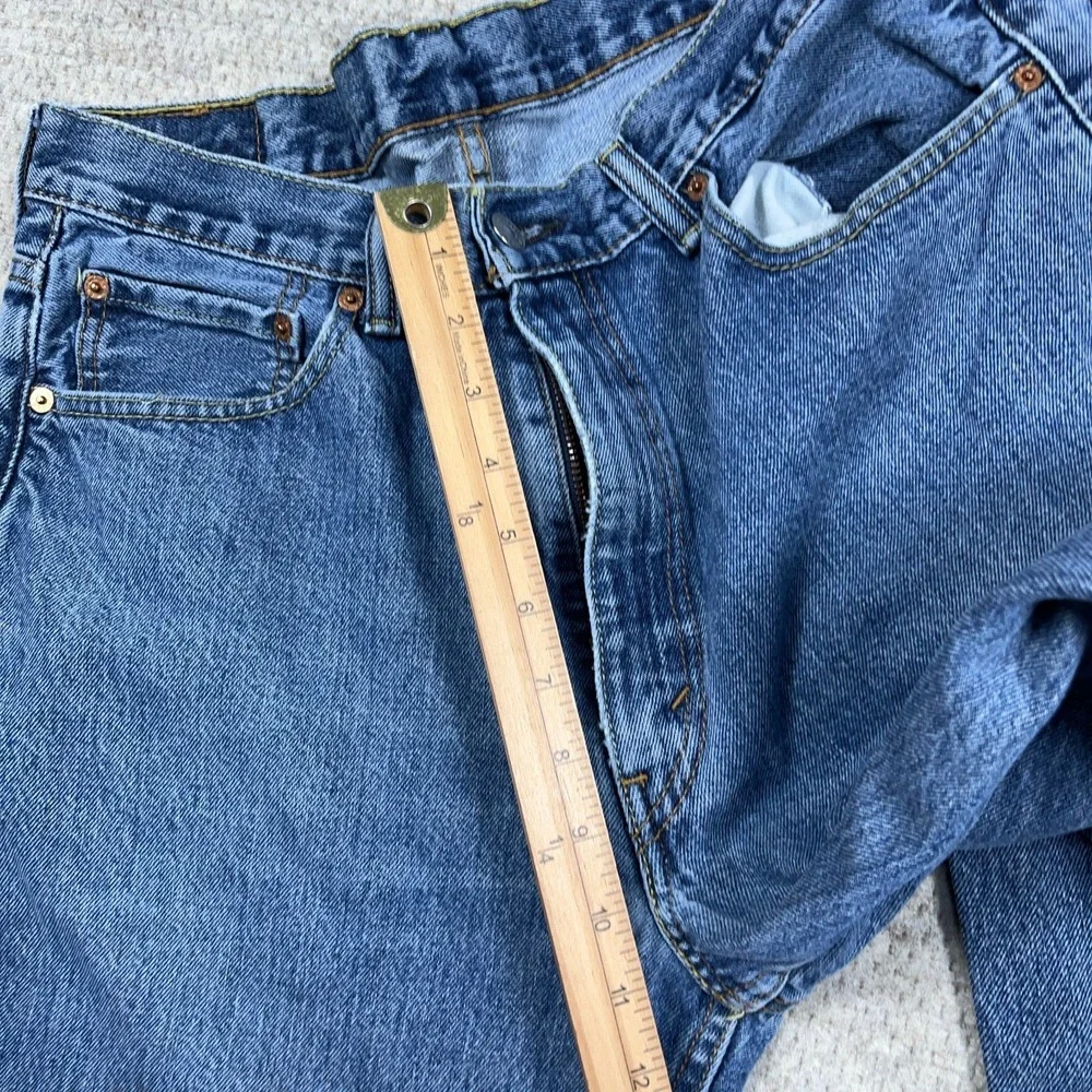 Levis 550 Jeans Men 36x36 Relaxed Fit Straight Leg Med Wash Pants Baggy Work **‎